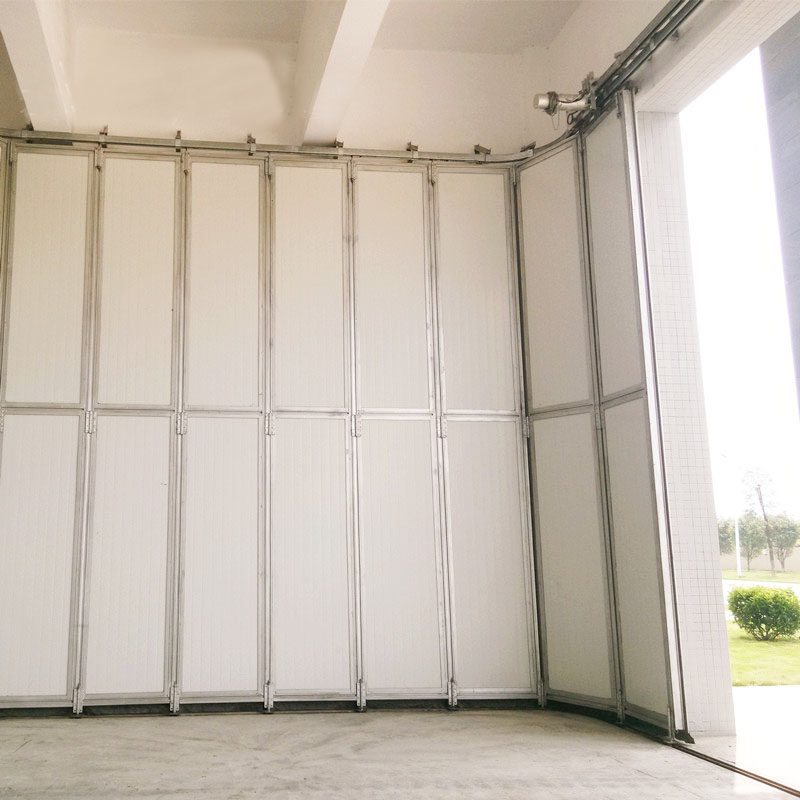 Round The Corner Hangar Door