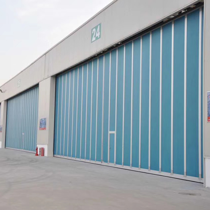 Round The Corner Hangar Door